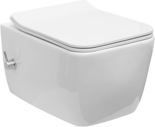 Чаша унитаза подвесная Allen Brau Liberty 4.33009.20 цвет белый без сиденья безободковая каскадный смыв