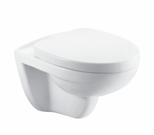 Чаша унитаза подвесная Arrow FB2649H цвет белый без сиденья безободковая каскадный смыв