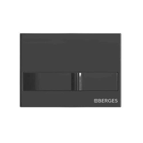 Клавиша смыва механическая Berges NOVUM 040016 цвет черный