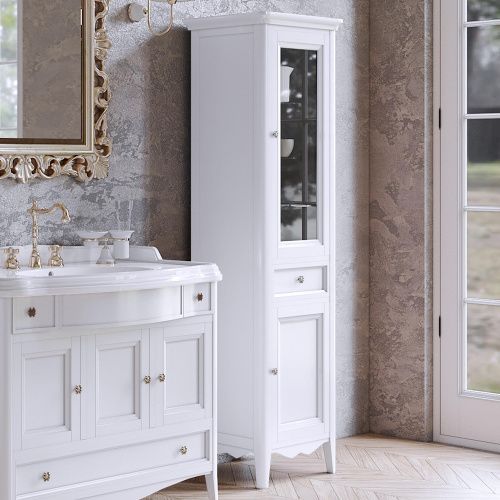 Шкаф-пенал TW collection Veronica NUOVO VER3050D-B 50х170 цвет белый