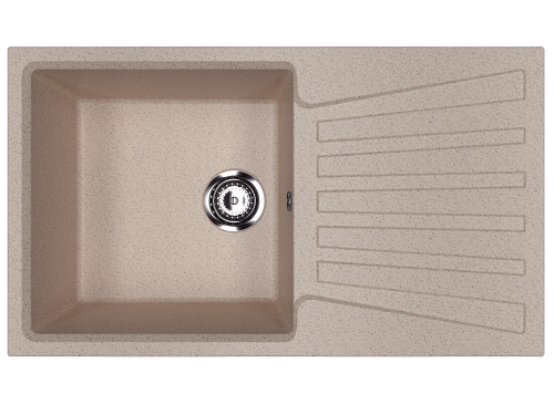 Кухонная мойка Ulgran Classic U-703-302 85х50 цвет бежевый