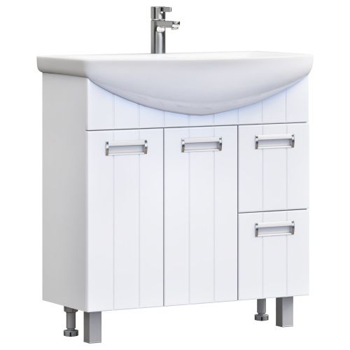 Тумба под раковину Vigo Diana tn.DIA.BAL.80.2D.2Y 80х30 напольная цвет белый