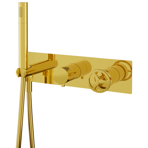 Смеситель для душа Remer Chrono CH97D3DO встраиваемый в стену золото