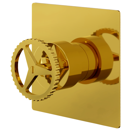 Смеситель для душа Remer Chrono CH30QDO встраиваемый в стену золото