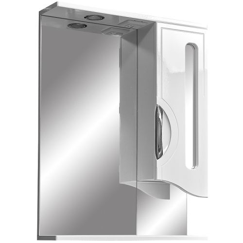 Зеркало-шкаф Stella Polar Сильва SP-00000208 60х80 подвесной цвет белый