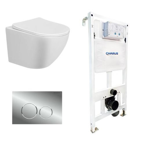 Сет унитаз + инсталляция + кнопка CC.300.80.01+FP.330.21.01+AM25010