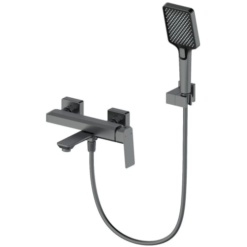 Смеситель для ванны Wonzon & Woghand Diamond WW-88639011-BGM настенный серый
