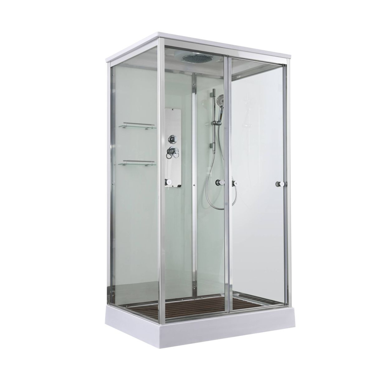 Душевая кабина AvaCan V V2012 120х90 прямоугольная с крышей ориентация универсальная