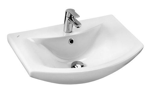 Раковина мебельная керамическая Santek Балтика 60 1.WH11.0.246 60х50 накладная цвет белый 1 отверстие под смеситель