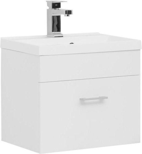 Тумба с раковиной Aquanet Нота 00287705 50х40 подвесная цвет белый