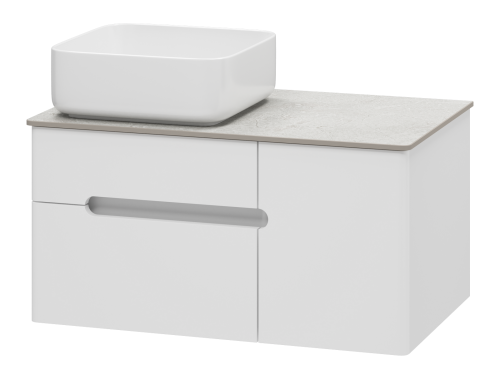 Тумба под раковину Misty Роял П-Роя-01080-011П2Я 80х50 подвесная цвет белый