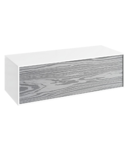 Тумба под раковину Aqwella Y GEN0310MG 100х40 подвесная цвет серый/белый