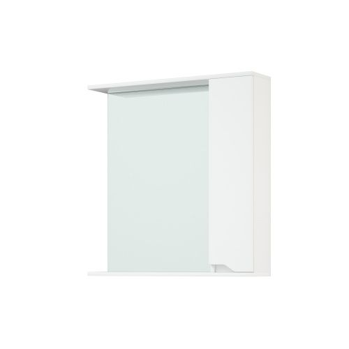 Зеркало-шкаф Corozo Теона SD-00001513 80х70 подвесной цвет белый