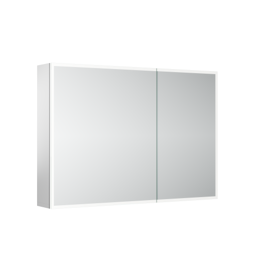 Зеркало-шкаф Sancos Evoke SC80100 100х70 подвесной цвет серый