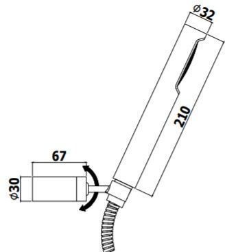 Душевой гарнитур Paffoni Master ZDUP036NKN настенный никель - фото 2