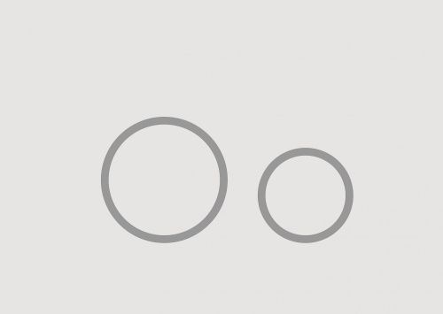 Клавиша смыва механическая KK POL AQUAFIORI SFERA 350/AFS/057-10-00 цвет белый