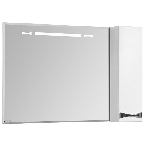 Зеркало-шкаф Aquaton Диор 1A167902DR01R 100х70 подвесной цвет белый