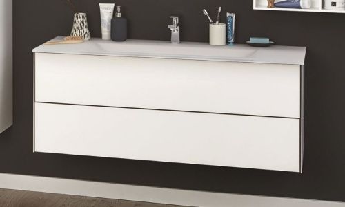 Тумба под раковину Puris Ice Line WUA331223(894/194-307) 120х50 подвесная цвет белый