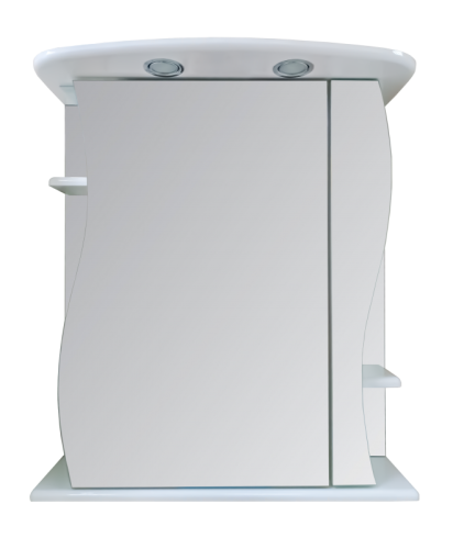 Зеркало-шкаф Misty Зеркала-шкафы Э-Лиа02065-01СвП 70х70 подвесной цвет белый