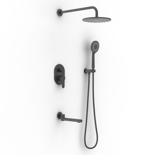 Душевая система Berges Nardis 071014 встраиваемая в стену цвет черный