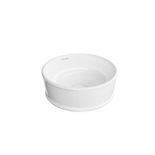 Раковина керамическая Kerama Marazzi CIRCO CI.wb.36 40х40 накладная цвет белый без отверстий под смеситель