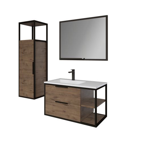 Раковина из искусственного камня Grossman Лофт 4627173210799 90х50 встраиваемая цвет белый