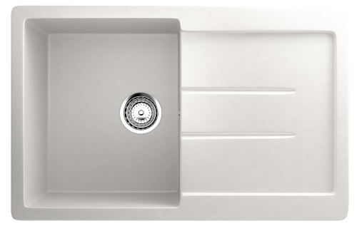 Кухонная мойка Ulgran Classic U-507-341 75х50 цвет белый