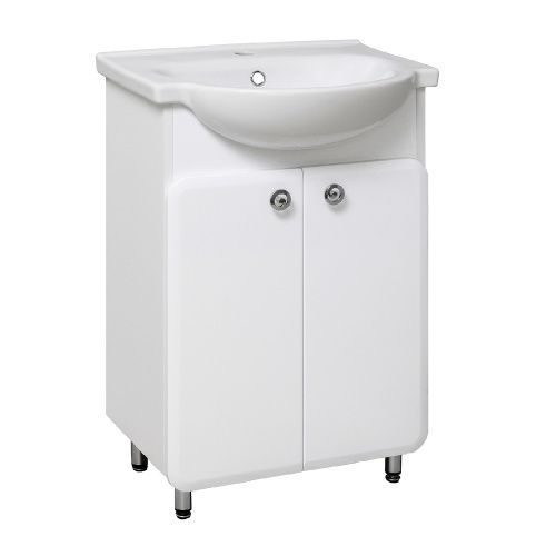 Тумба под раковину Runo Капри УТ000003778 50х30 напольная цвет белый