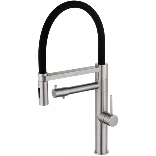 Смеситель для кухни Wonzon & Woghand WW-88458007-BN на мойку никель