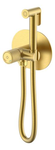 Гигиенический душ со смесителем Boheme Tech 157-MG золото