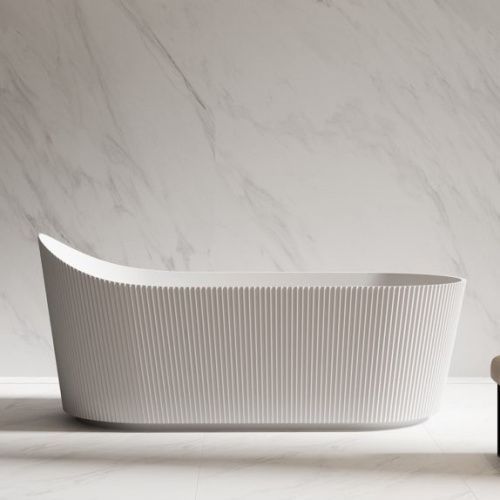 Ванна акриловая Abber AB9445MW 170х80 отдельностоящая овальная с каркасом