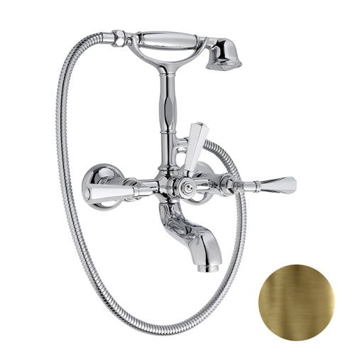 Смеситель для ванны Nicolazzi Teide 1901BZ05 настенный бронза