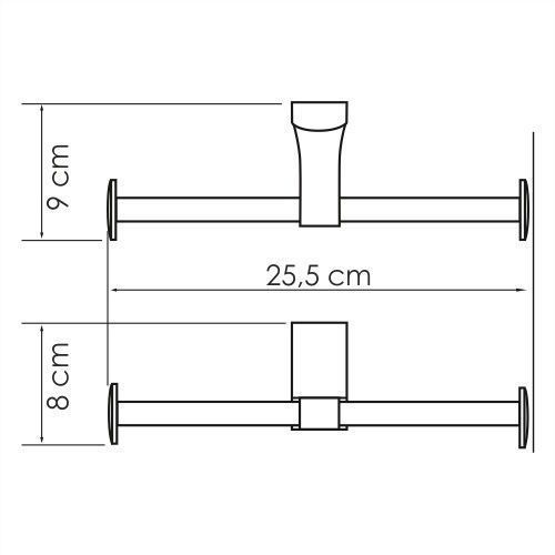Бумагодержатель WasserKRAFT 5096D - фото 3