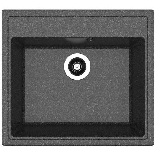 Кухонная мойка Dr.Gans Ника 570 25.070.D0570.407 50х55 цвет черный поверхность матовая