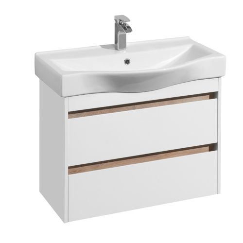 Тумба под раковину Aquaton Нортон 1A248901NT010 80х50 подвесная цвет белый