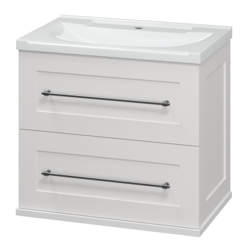 Тумба под раковину Misty Марта П-Мрт09060-011Пр 60х40 подвесная цвет белый