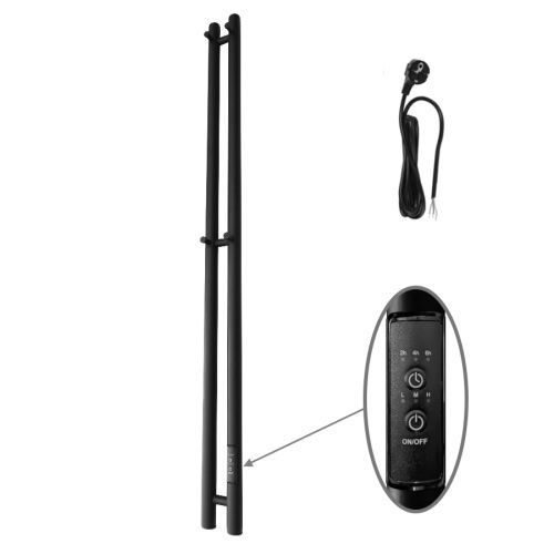 Полотенцесушитель электрический Маргроид Inaro Inaro-1206-1049-9005R 10х120 черный