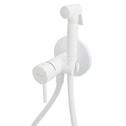 Гигиенический душ со смесителем Mariani B37185NXW белый