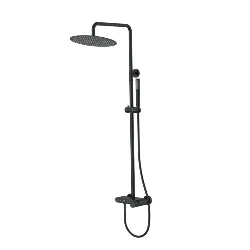 Душевая стойка Boheme Stick 128-BB.3 настенная цвет черный