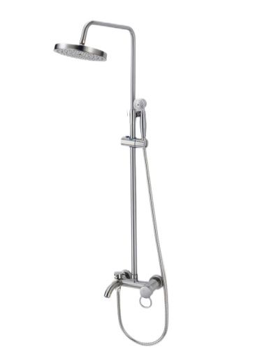 Душевая стойка Fmark FM2407L настенная цвет серый