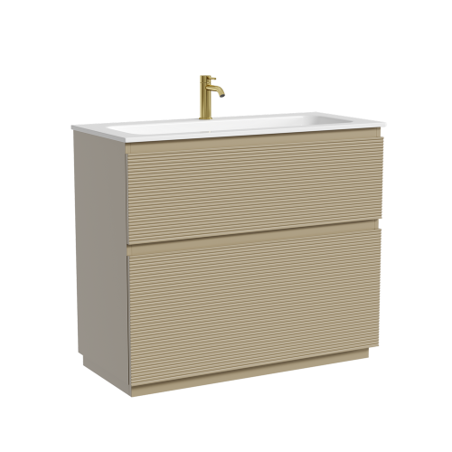 Тумба под раковину Sancos FOLK Floor FL100FCP 100х40 напольная цвет бежевый