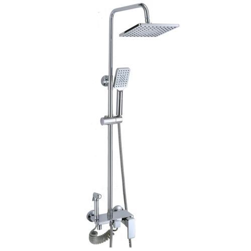 Душевая стойка Savol S-600708D настенная цвет хром