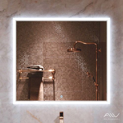 Зеркало с подсветкой Alavann Emma ALV0066001 90х80 подвесное