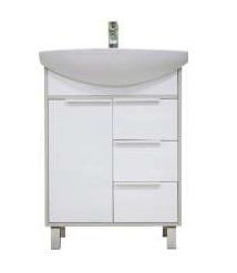 Тумба под раковину Aquaton Рико 1A213301RIB90 60х30 напольная цвет белый