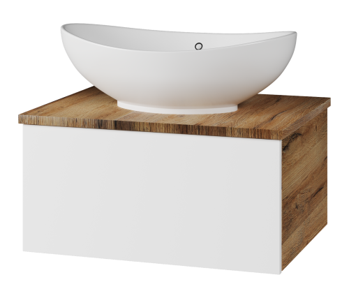 Тумба под раковину Misty Ива П-Ива-01060-951Я 60х50 подвесная