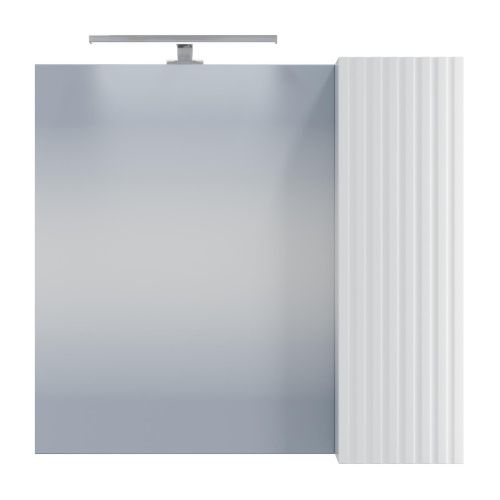 Зеркало-шкаф СанТа Юпитер 700367 70х70 подвесной цвет белый