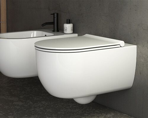 Чаша унитаза подвесная Globo MODE MES02BI цвет белый без сиденья смыв торнадо