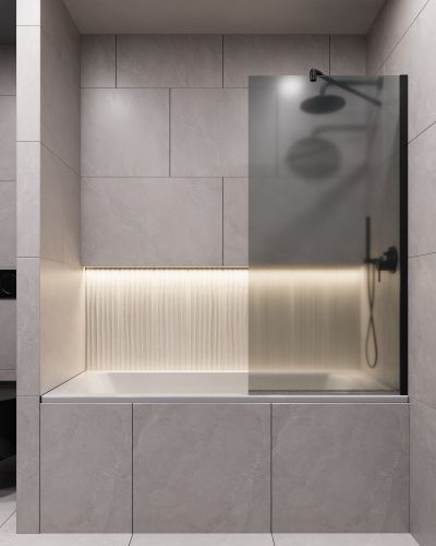 Ванна акриловая со шторкой Timo ROHA ROHA1470-KT14-SPV1505-FP14S-TP70S-T17 140х70 пристенная прямоугольная с каркасом