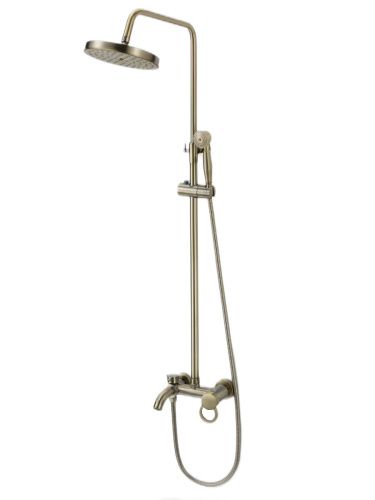 Душевая стойка Fmark FM2407C настенная цвет бронза