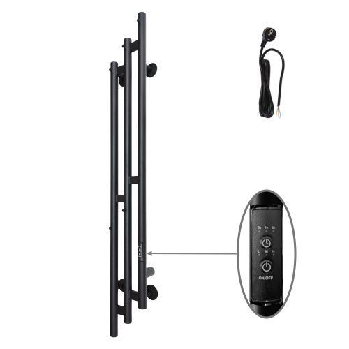 Полотенцесушитель электрический Altasan Бриз Бриз12017ЧМ 15х120 черный